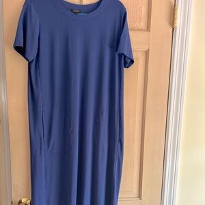 J. Jill Wearever tee shirt dress with pockets.